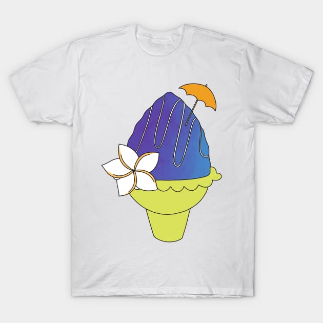 Snow Cone T-Shirt by murialbezanson